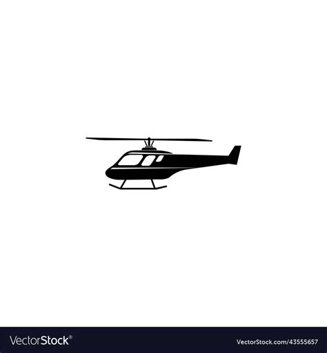 Helicopter logo Royalty Free Vector Image - VectorStock