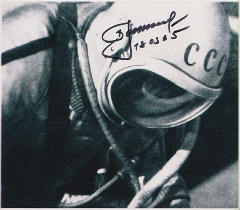 Alexei Leonov signed Photo