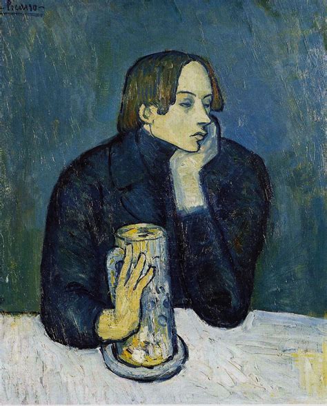 File:Pablo Picasso, 1902, Le bock (Portrait de Jaime Sabartes), 82 x 66 cm.jpg - Wikipedia