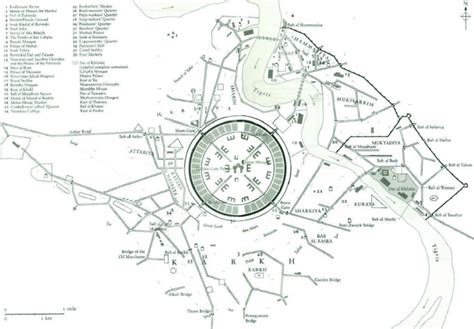 Baghdad morphology until the end of Abbasid Empire. | Download Scientific Diagram