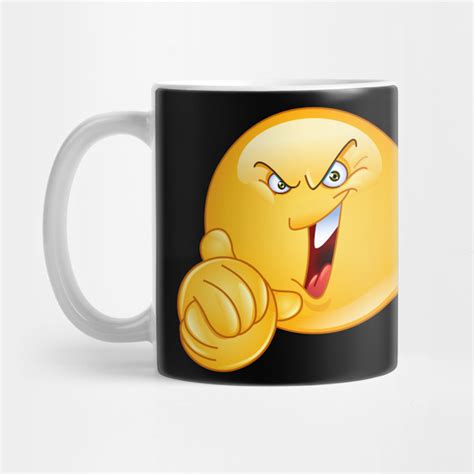 Evil Emoji with Wringing Hands - Emoji - Mug | TeePublic