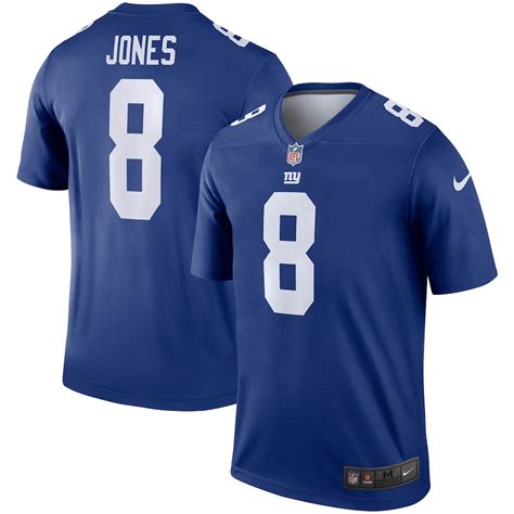 Men's Nike Daniel Jones Royal New York Giants Legend Jersey