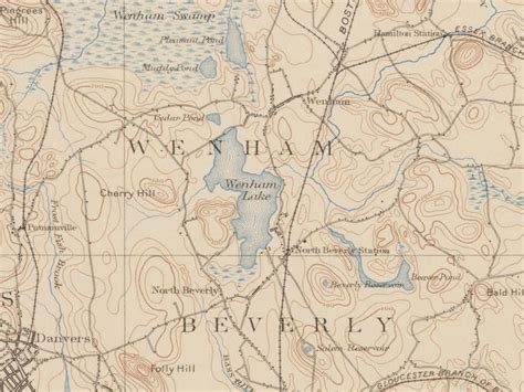 Free Images - wenham lake usgs map