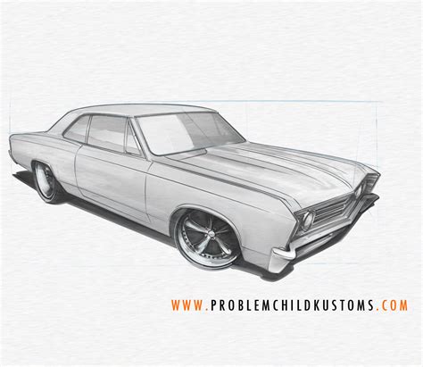 Muscle Car Hot Rod Drawings - Cliparts.co