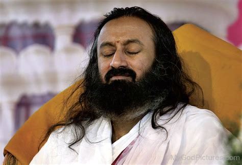 Sri Sri Ravi Shankar Doing Meditation