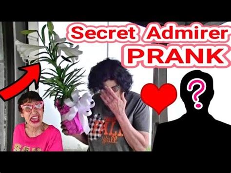 Funny Secret Admirer Prank! She Had A Public Freakout! - YouTube