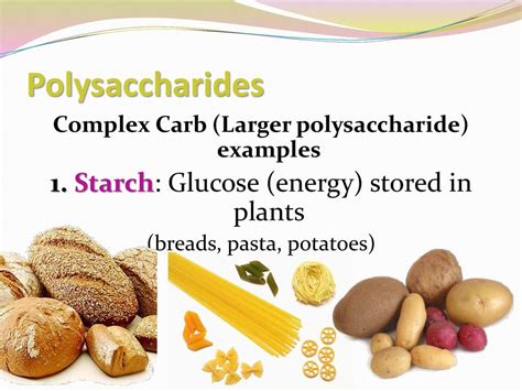 Polysaccharides Foods