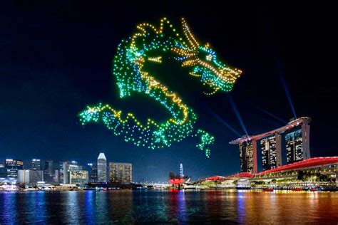 Marina Bay Dragon Drone Show 2024 - Ahboy.com