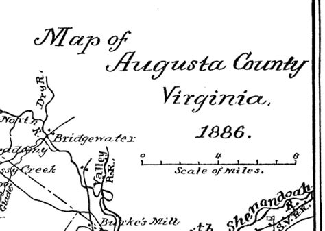 MAP: Augusta County, Virginia – Higginson Book Company, LLC