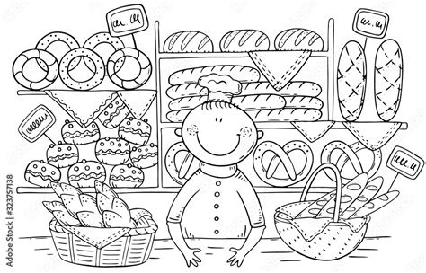 Coloring Pages Bakery