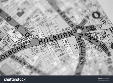 Holborn London Uk Map Stock Photo 379134898 | Shutterstock