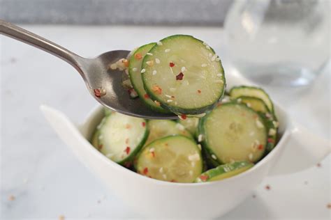 Quick Cucumber Kimchi | WW side dish- Food Meanderings