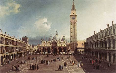 CANALETTO. Piazza San Marco with the Basilica,... - art magnifique