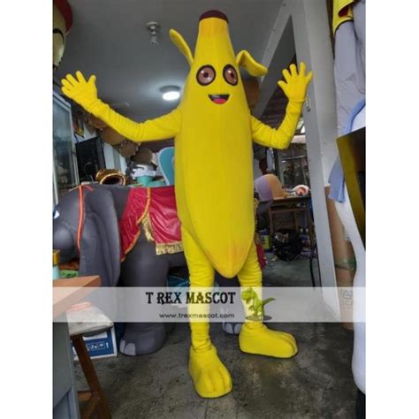 Peely Banana Skin For night Videogame Mascot Costume Adult