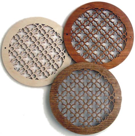 Wood Round Vent Cover | Wood Grilles | Vent and Cover