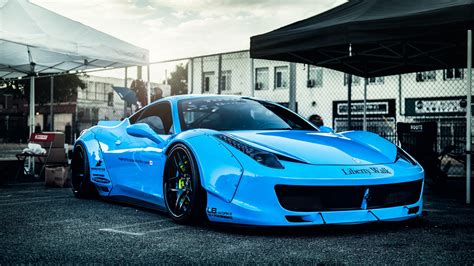 Blue Ferrari Wallpapers - Top Free Blue Ferrari Backgrounds - WallpaperAccess