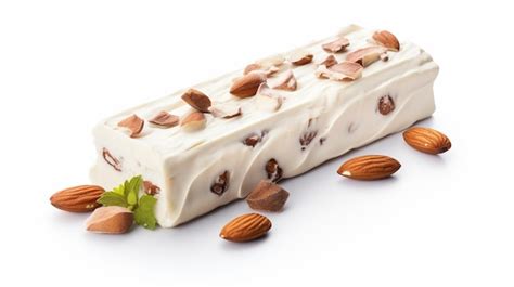 Premium AI Image | Nut nougat bar traditional sweet candy