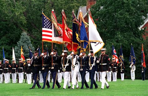 Flag Carriers Military Schools and Parades : Military Parade Flags : Totalnavy.com