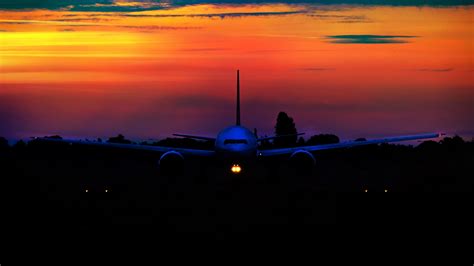 airplane, sunset, sky 4k - Free 4k Wallpapers - 40.000+ Free 4k ...