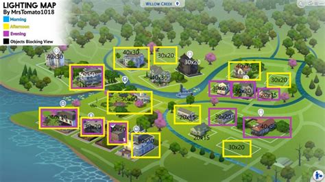 This Lighting Map Guide For The Sims 4 Will Help You Showcase Your Gallery Creations Better ...