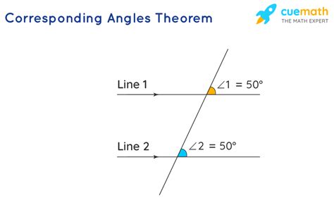 Corresponding Angles - Definition, Theorem, Examples