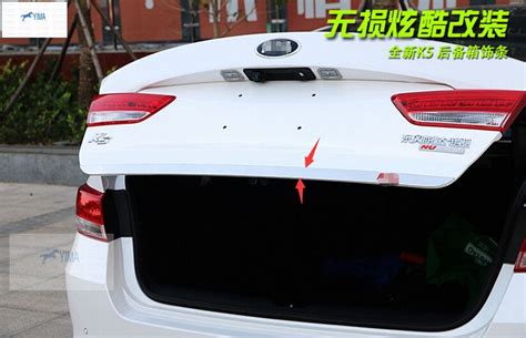 accessories / For KIA Optima K5 2016 Stainless Steel Rear Tailgate Trunk Lid Cover Trim 1 pcs ...