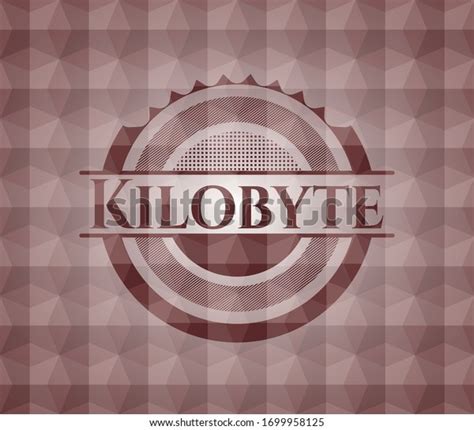 Kilobyte Red Seamless Geometric Emblem Stock Vector (Royalty Free) 1699958125 | Shutterstock