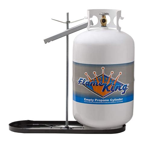 Propane Dual Tank Rack Kit 20lbs - White - Edmonton RV Service