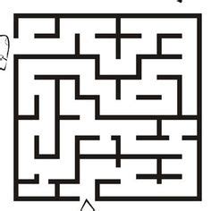 File:Simple Maze.svg - Wikipedia | Mazes for kids, Marble maze, Kids ...