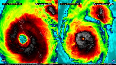 Hurricanes Charley (2004) and Ian (2022) — CIMSS Satellite Blog, CIMSS