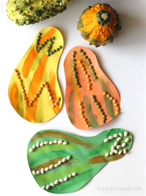 DIY Gourd Fall Kids Craft - Raising Whasians