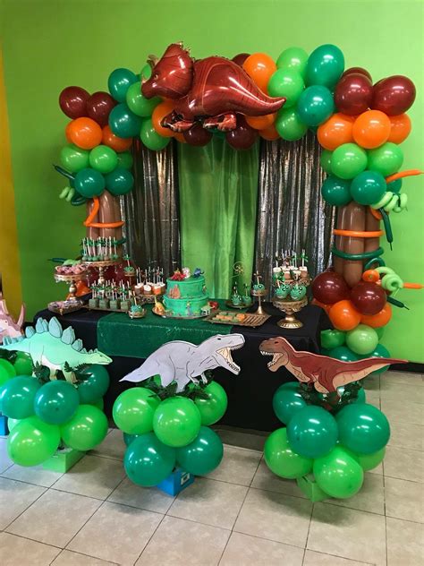 Dinosaur Birthday Party Dinosaur Themed Birthday Party, 4th Birthday ...