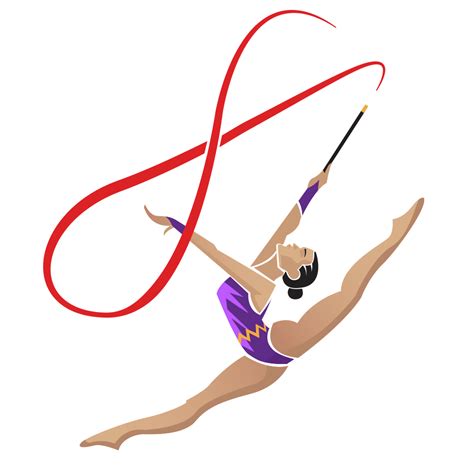 Ribbon Gymnastics Sport - Woman gymnastics vector material png download - 1000*1000 - Free ...