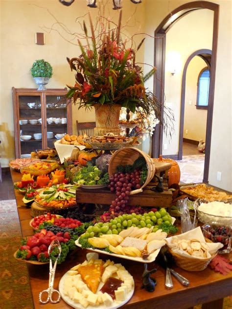 EPIC Event Design-Fall food table display | Food display table, Appetizer display, Appetizers table