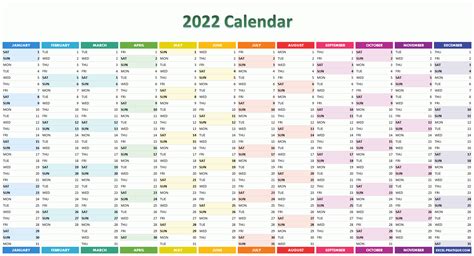 Calendario Excel 2022 Xlsx - Calendario Lunare