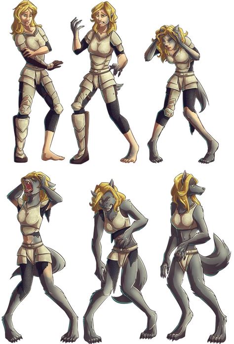 COM - Werewolf Curse by ScissorsRunner on DeviantArt | Female werewolves, Furry tf, Werewolf art