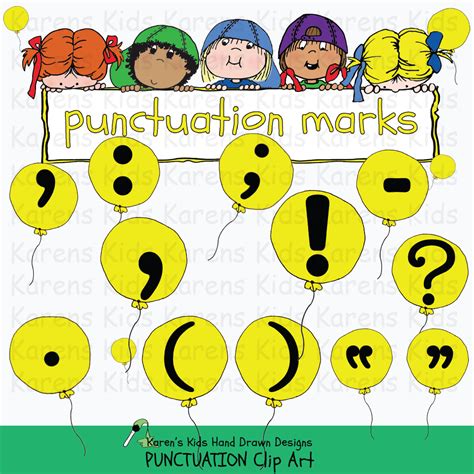 Clip Art Punctuation – Karen's Kids Studio