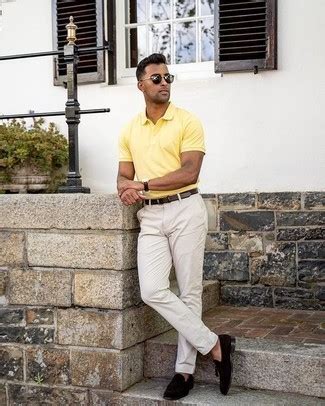 Mustard Polo Smart Casual Summer Outfits For Men (34 ideas & outfits ...