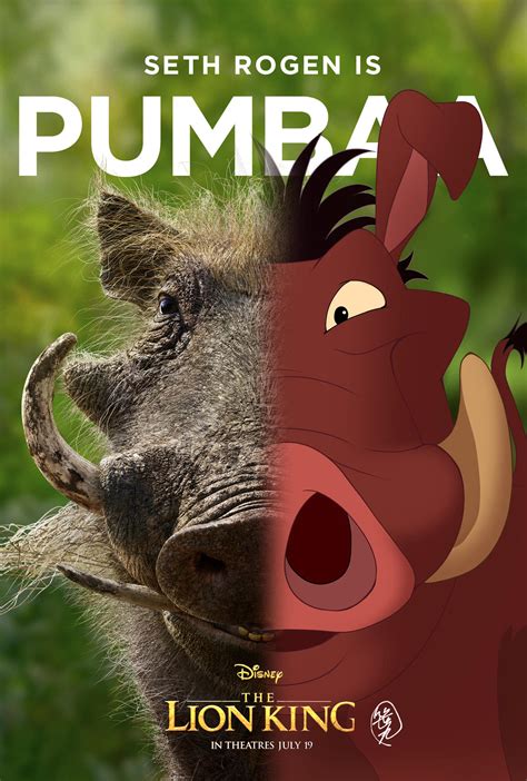 2019 THE LION KING (Pumbaa) by sasamaru-lion on DeviantArt