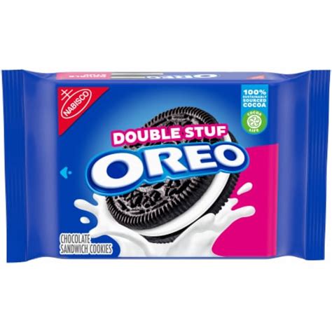 Oreo Double Stuf Chocolate Sandwich Cookies, 15.35 oz - King Soopers