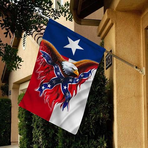 Texas Confederate American Flag HULL070706