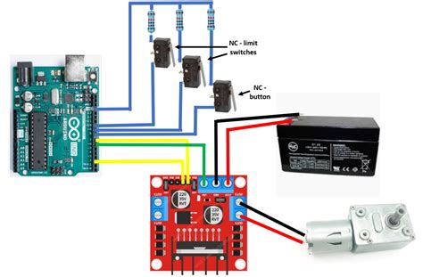 Motor with 2 limit switches - Programming Questions - Arduino Forum