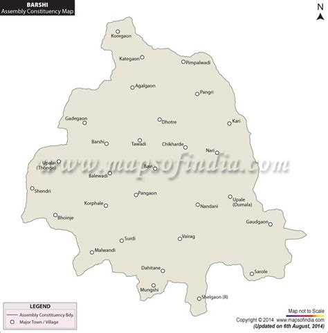 Barshi Assembly (Vidhan Sabha) Election Result 2024 and Constituency Map