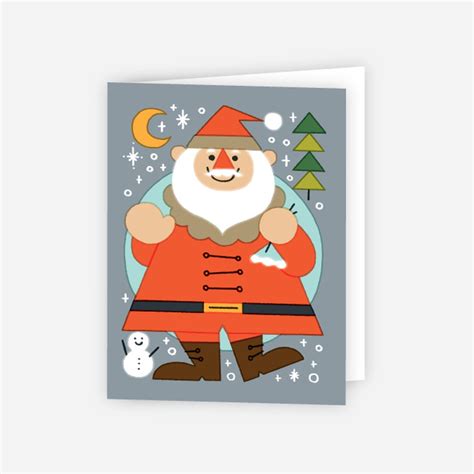 Vintage Santa Christmas Cards | Paper Culture