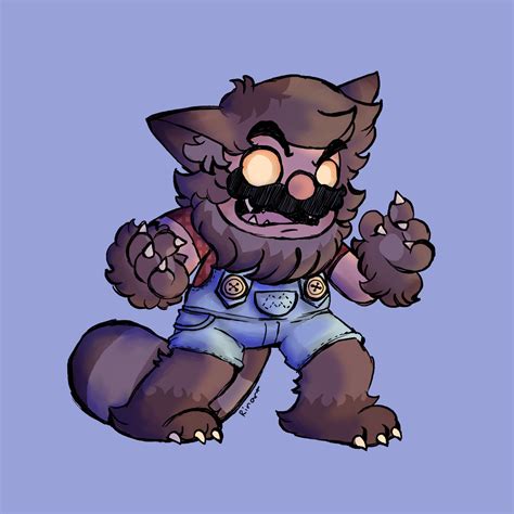 Werewolf Mario by Chronomel on DeviantArt