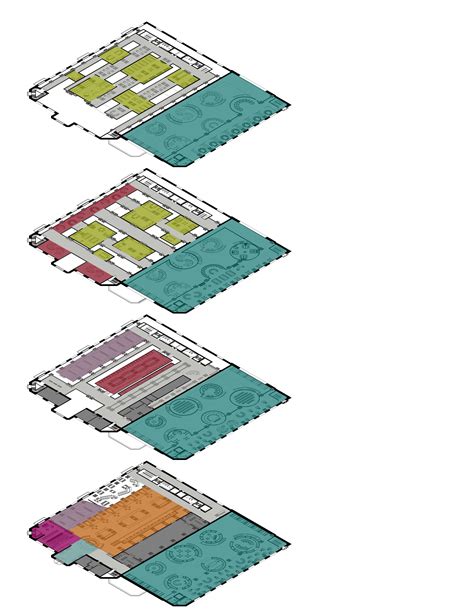 Color-coded stacking diagram | Diagram architecture, Interior design presentation, Architecture ...