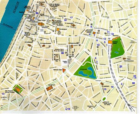 ANTWERP MAP - ToursMaps.com