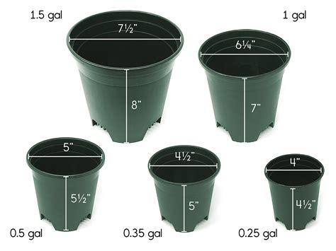 10-Pack 4 Inch Nursery Pot Plastic Planters Flowers Vegetable Plants Green | eBay