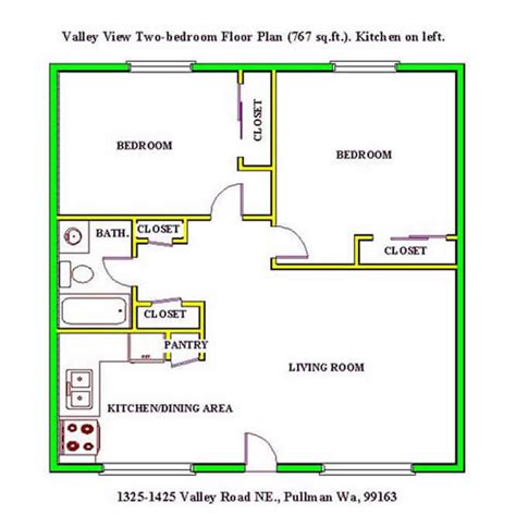 Valley View Apartments Floor Plans - floorplans.click