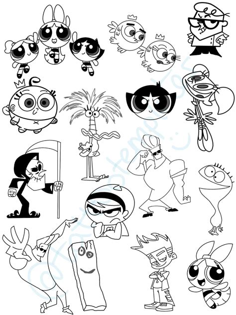 Buy Cartoon Network Tattoo Flash Sheet Online in India - Etsy